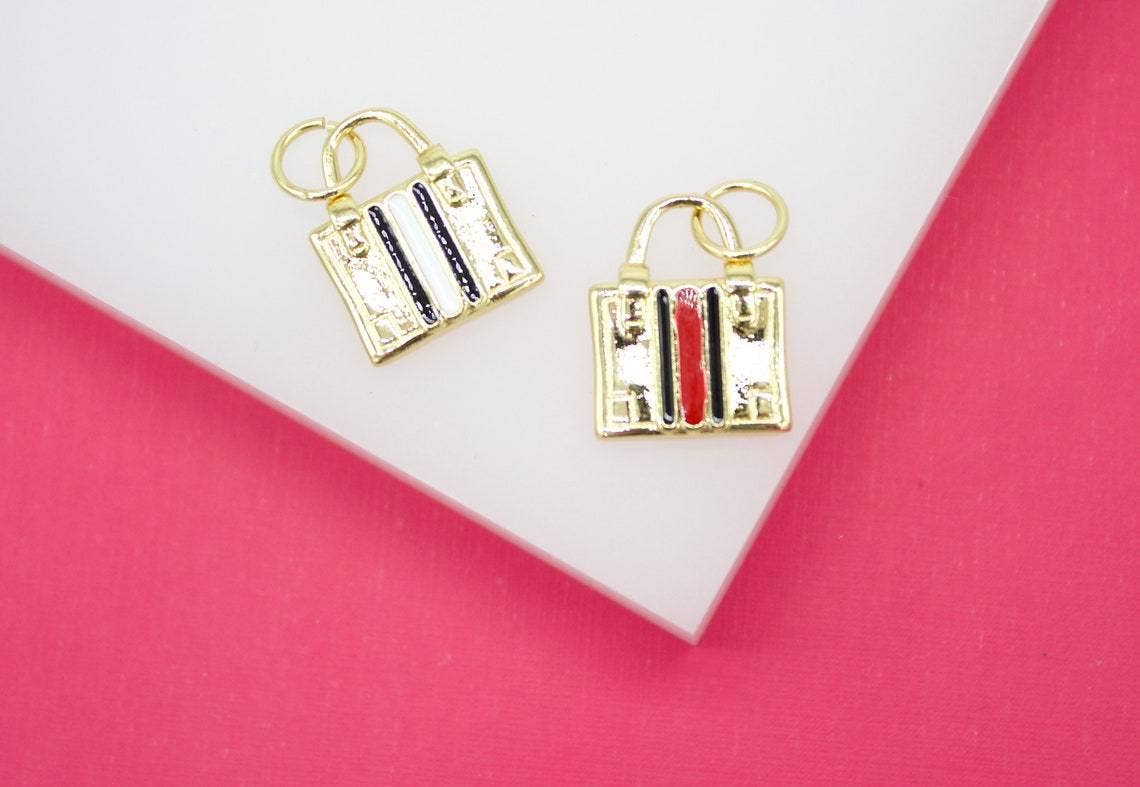 MIA Jewelry - Wholesale Individual Charm/Pendant - 18K Gold Filled Designer Bag Pendant Charm2