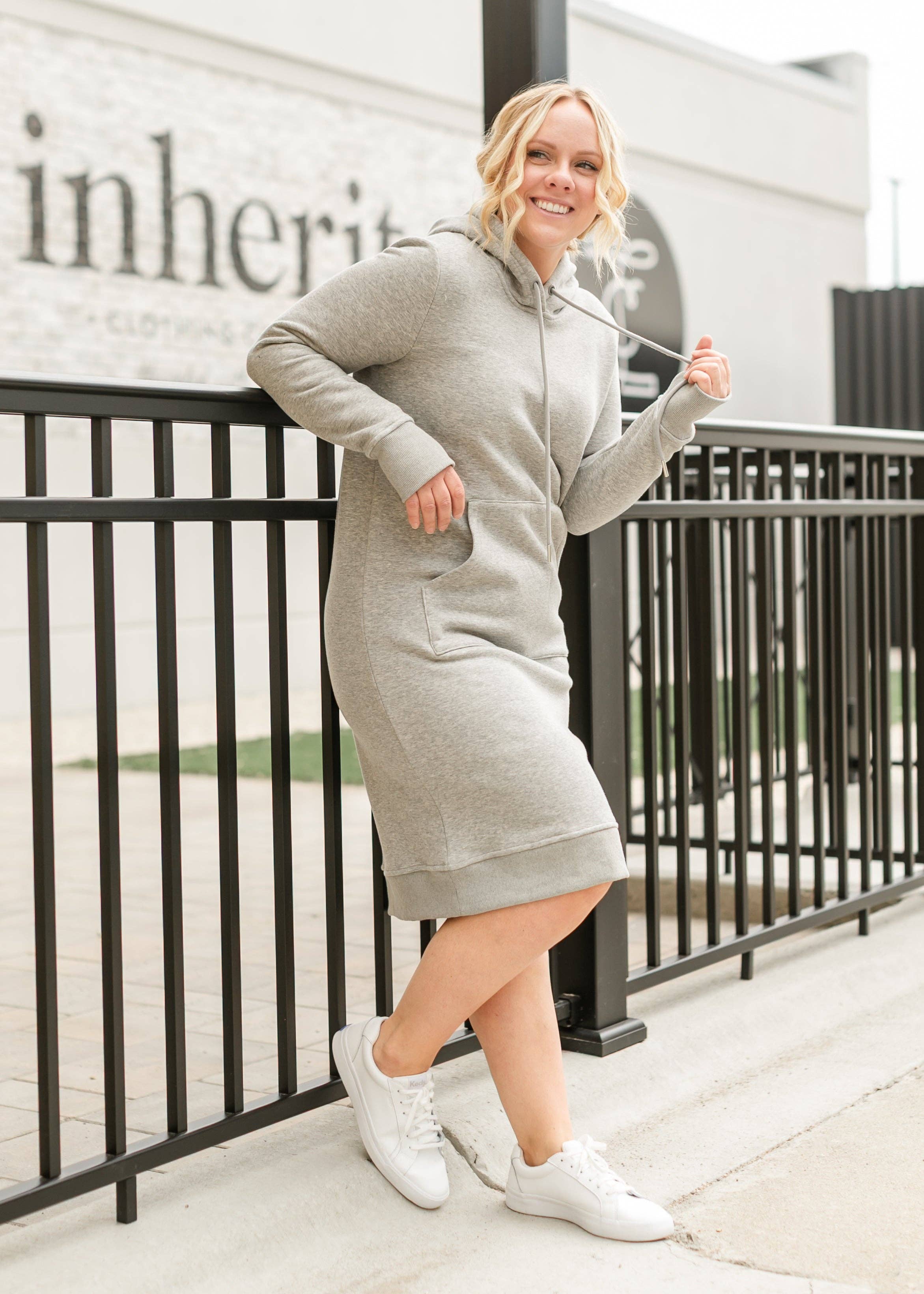 Inherit Clothing Company – Vestido - Mulher por atacado – Vestido Sweatshirt Marti13