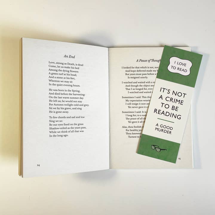 Classic Green Penguin Paperback Bookmark for wholesale by PaperPaper Ltd