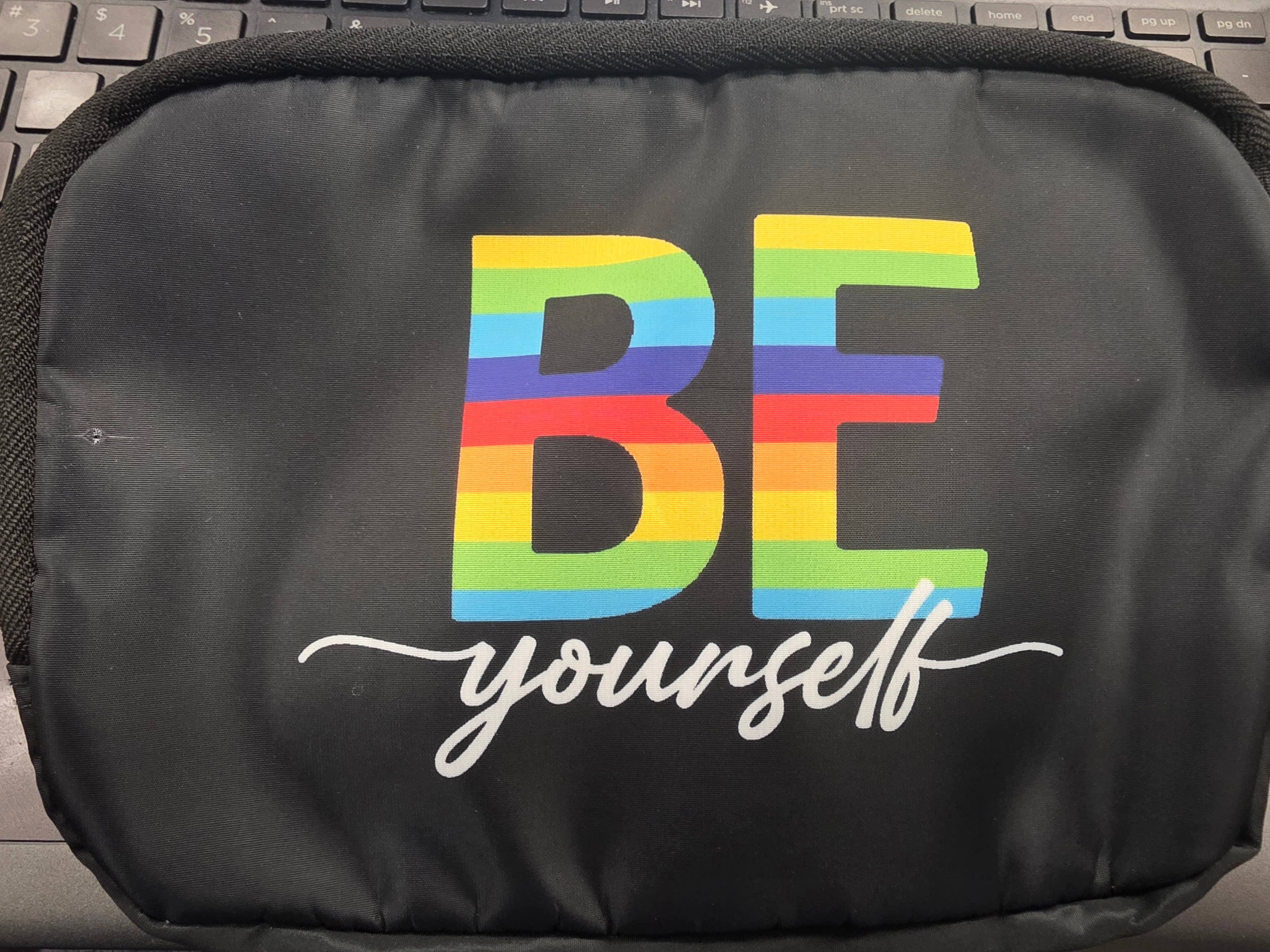 Limitless Clothing - Wholesale Belt Bag - Unisex - Be Yourself Rainbow Fanny Pack0