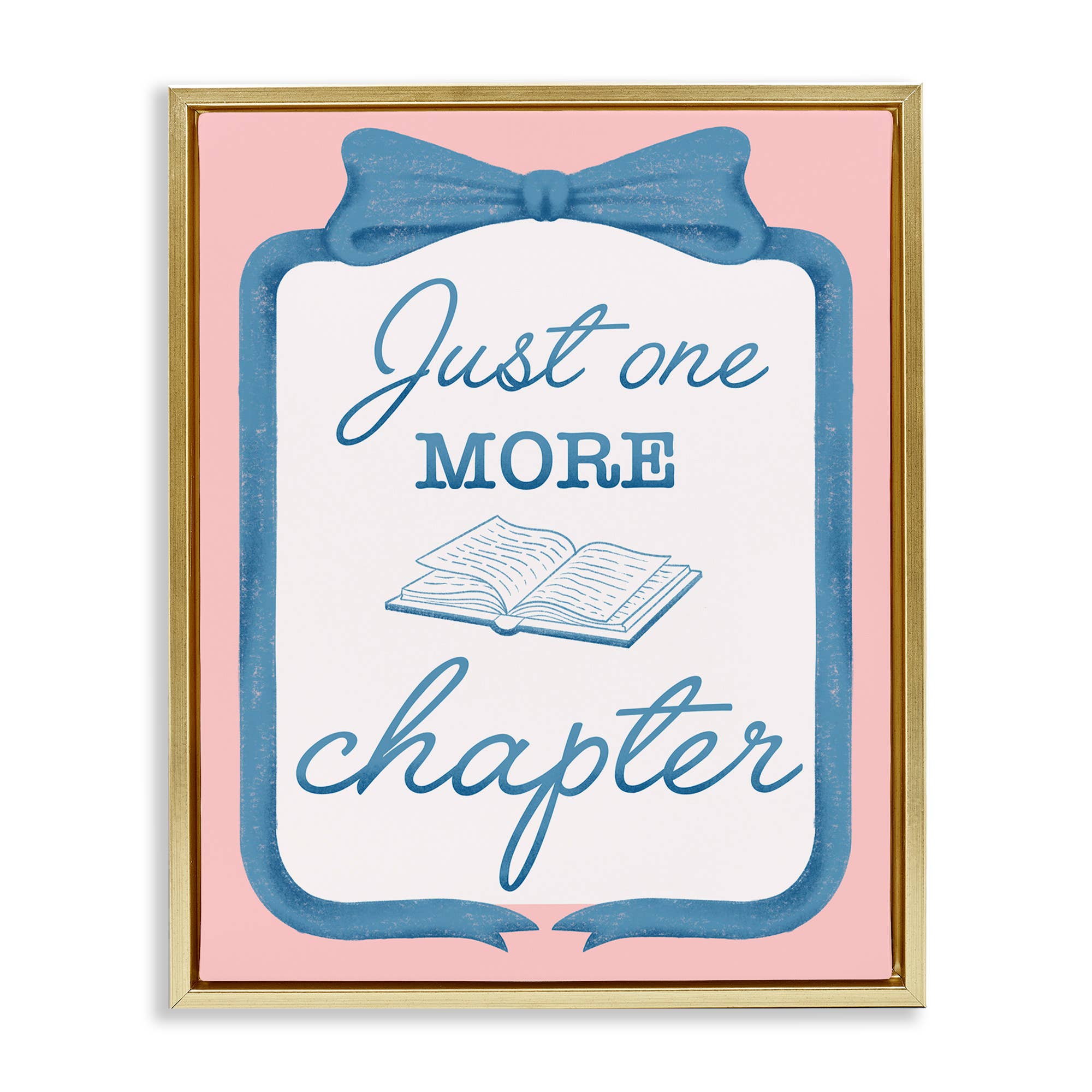 Stupell Industries - Wholesale Wall Sign - Chic Just One More Chapter - Framed Wall Art24