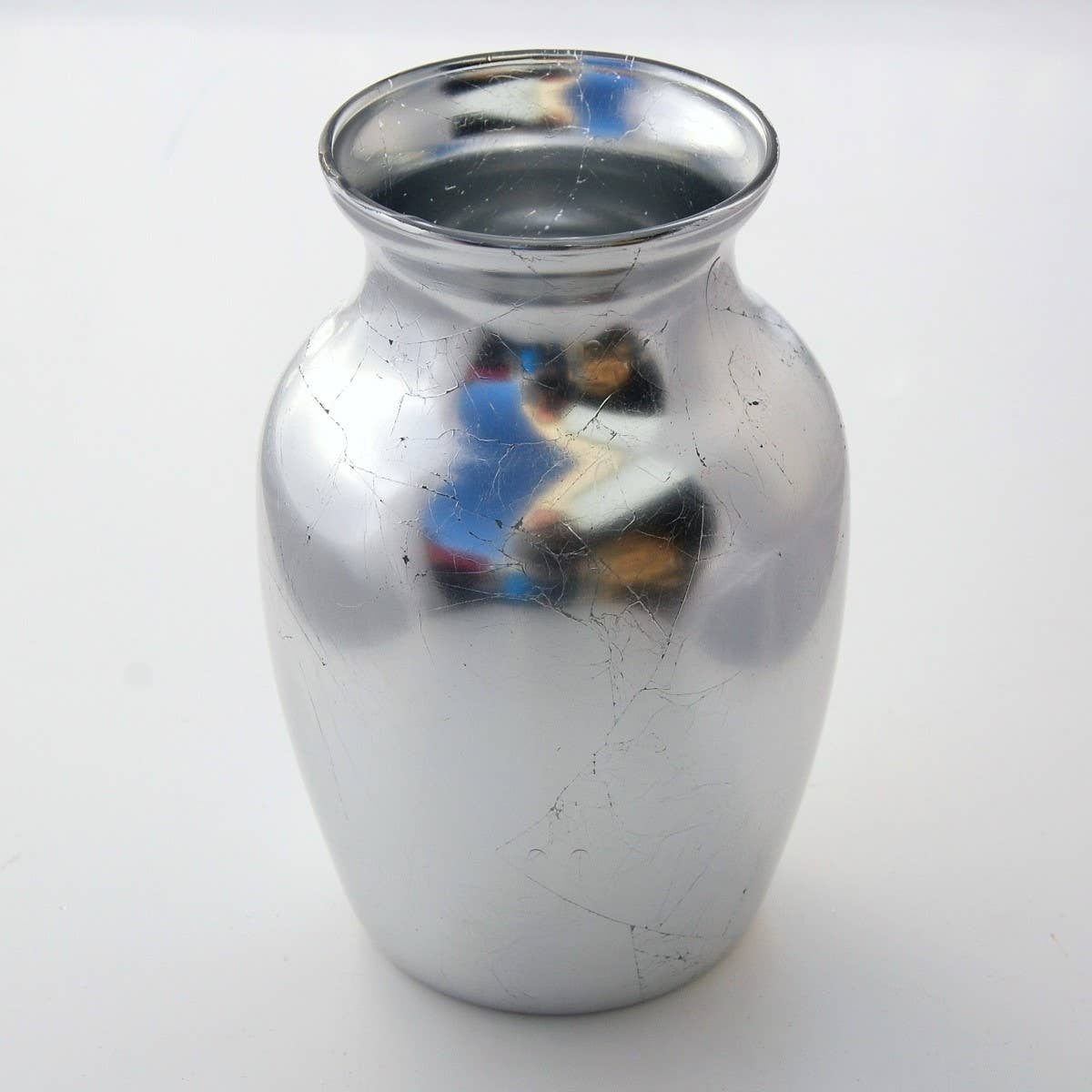 RED POMEGRANATE COLLECTION – Engroshandel Vase – GILT glasvase med blomster, 18 cm6