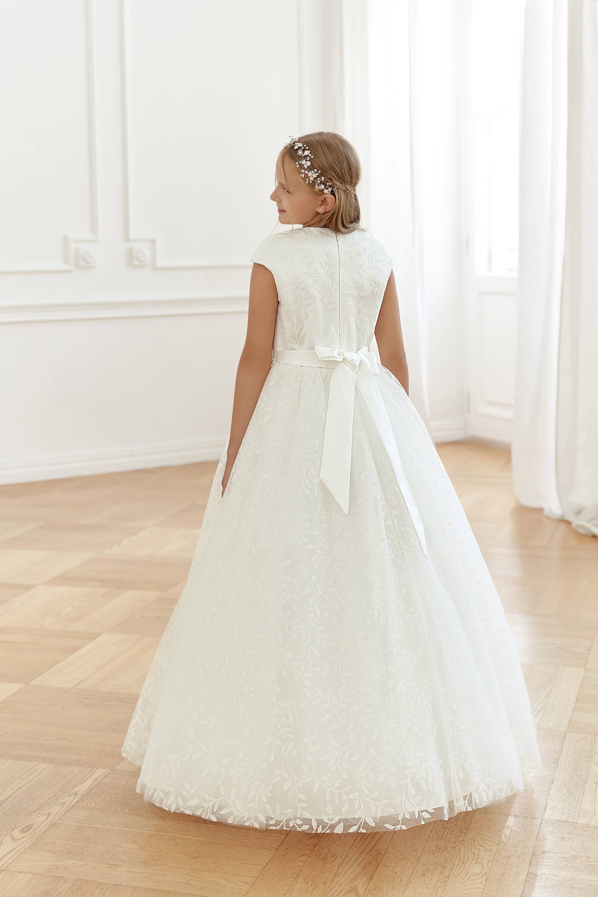 Off White Anita Communion Dress – Timeless Elegance and Grace for wholesale on Faire1