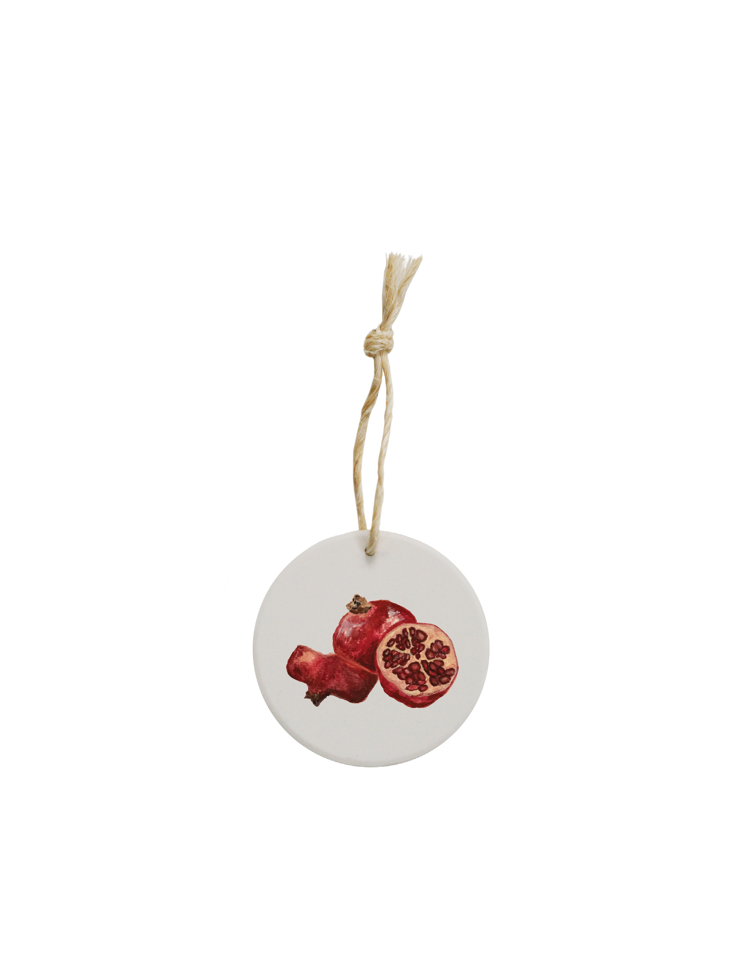 Tina Labadini Designs – wholesale Ornament – pomegranate ceramic ornament0