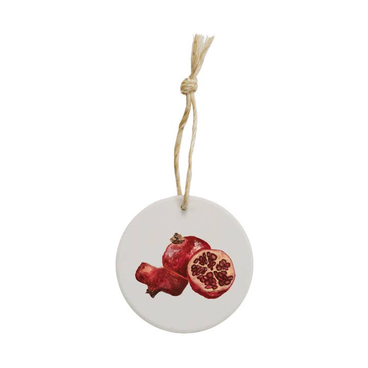 Tina Labadini Designs - Wholesale Ornament - pomegranate ceramic ornament0