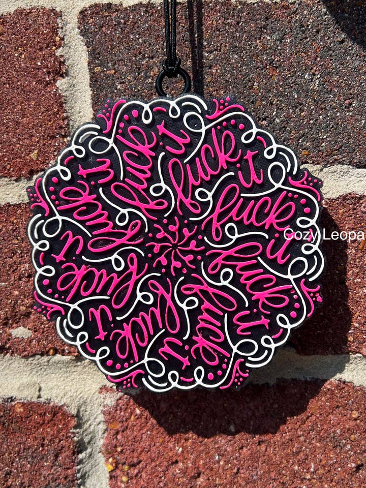 F-It Car Freshie for wholesale by Cozy Leopard Boutique