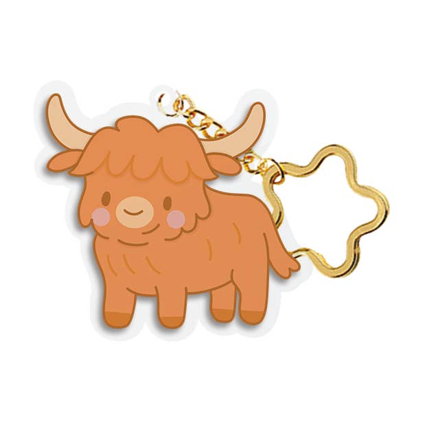 Porte-clés en acrylique | MooMoo pour la vente par Edgar & Friends