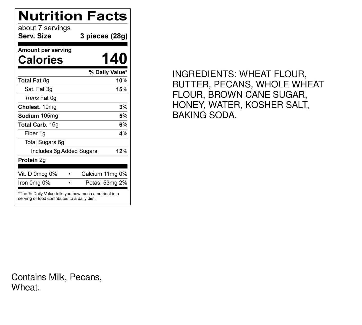 Effies Homemade - Wholesale Cookie - Pecan Biscuit6