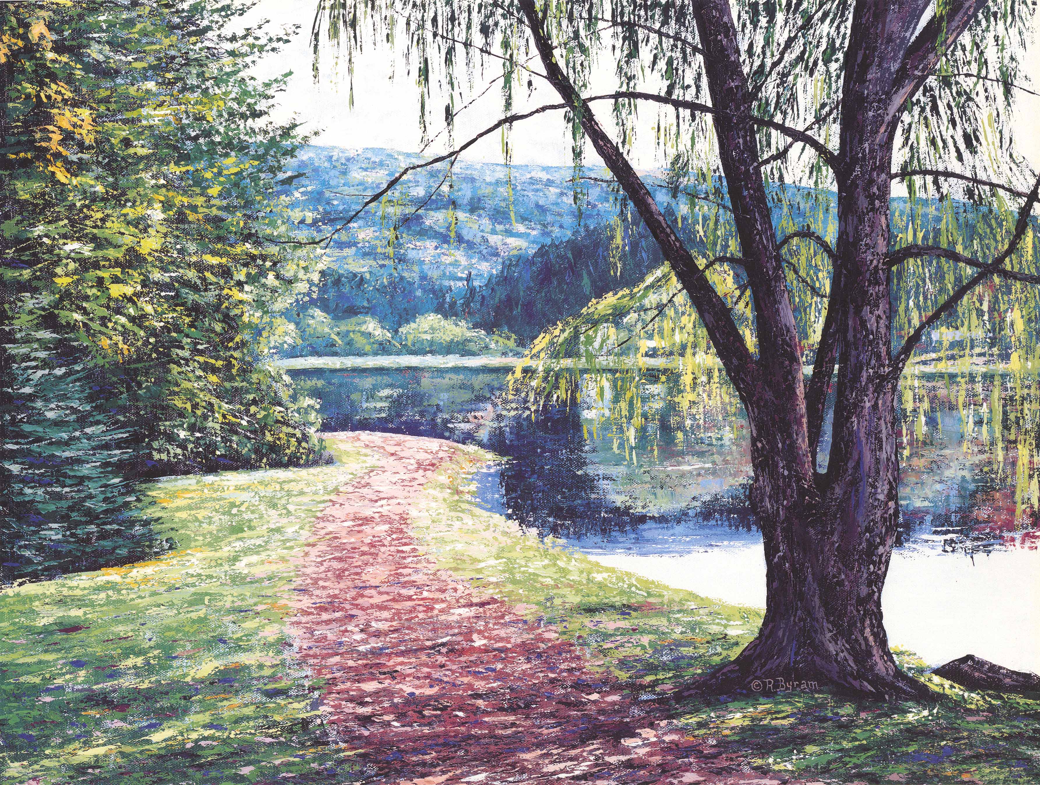 Ray Byram Studio - Wholesale Art Print - Under the Willow - Giclée Print0