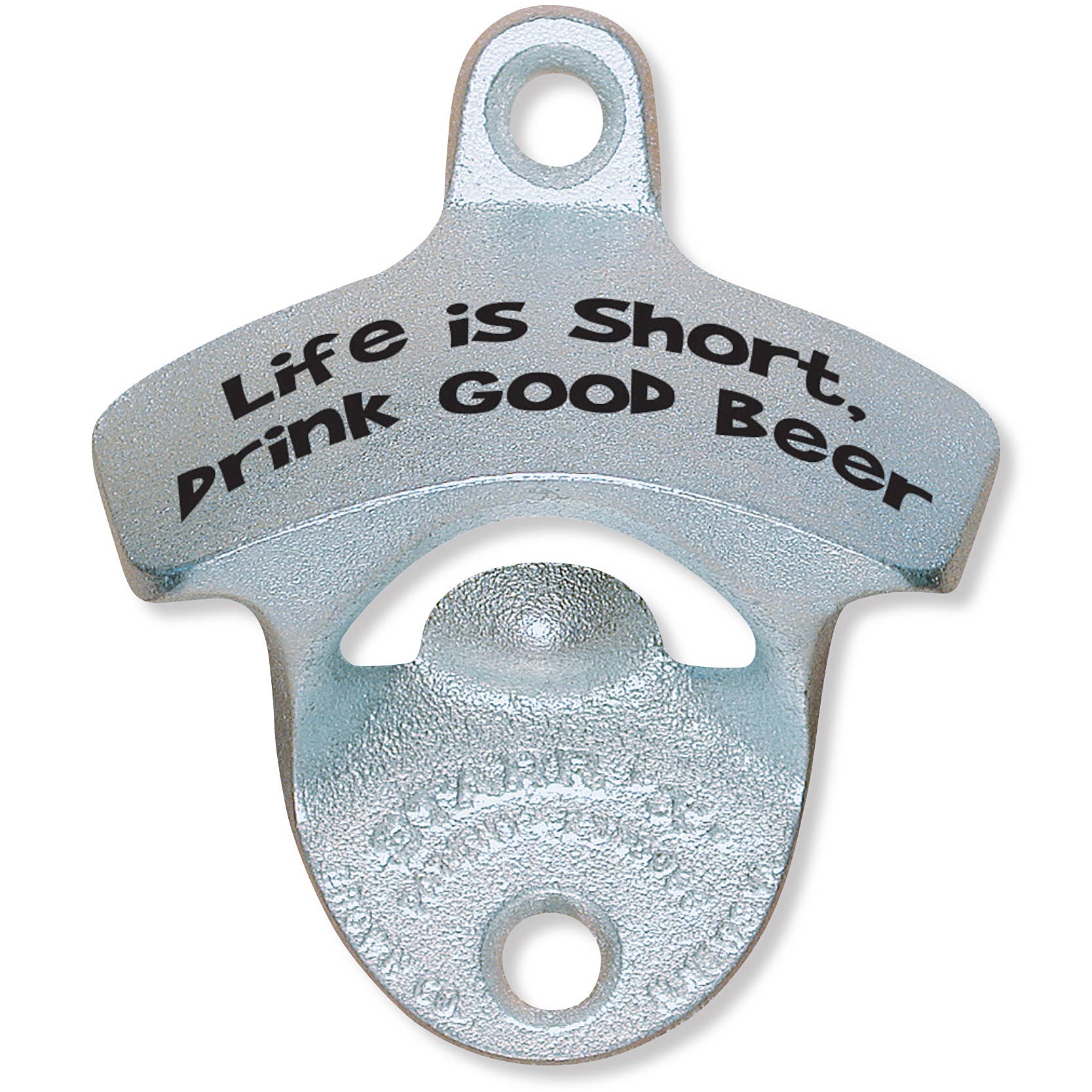 STARR – Großhandel Flaschenöffner/Korkenzieher – Life Is Short STARR „X“ Flaschenöffner mit Wandhalterung1