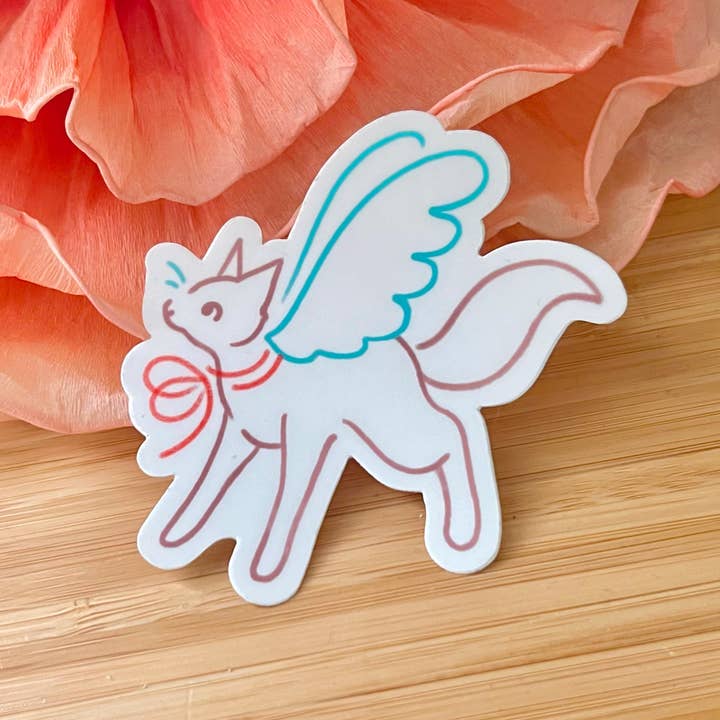 Adesivo Angel Cat por atacado de Dixie Young