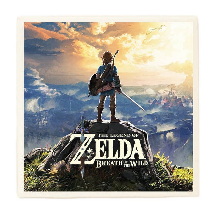 Legend of Zelda Breath of the Wild Video Game Coaster for wholesale by Lucky Mfg. Co.