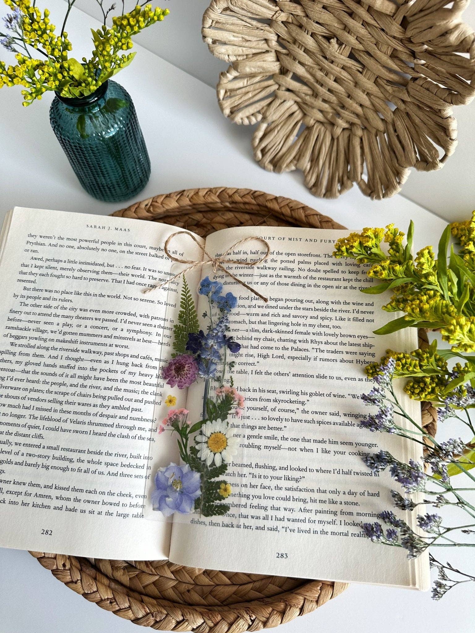 Petals & Pages by Grace - Wholesale Bookmark - wildflower bouquet bookmark2