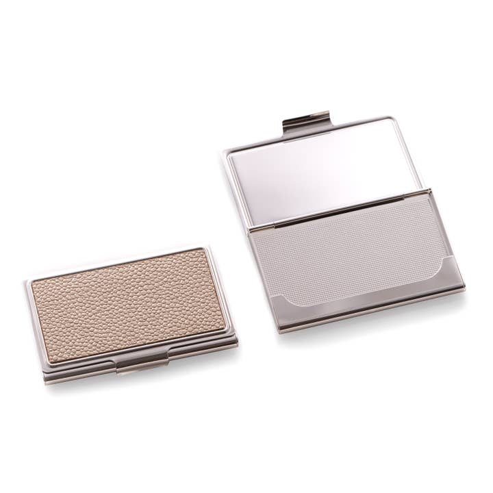 Nickel Plated Business Card Case for wholesale by BeyBerk International