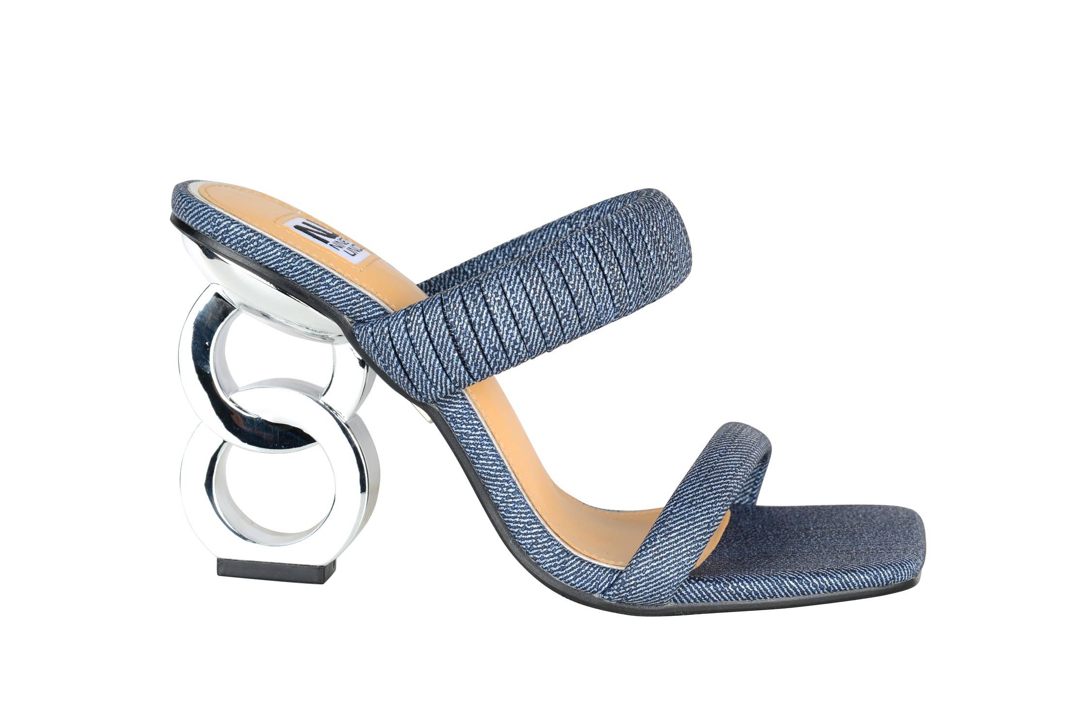 LADY COUTURE – Engroshandel Højhælede sko - Dame – Ninety Union RADDLE metalhæl plisseret tobåndsglide59