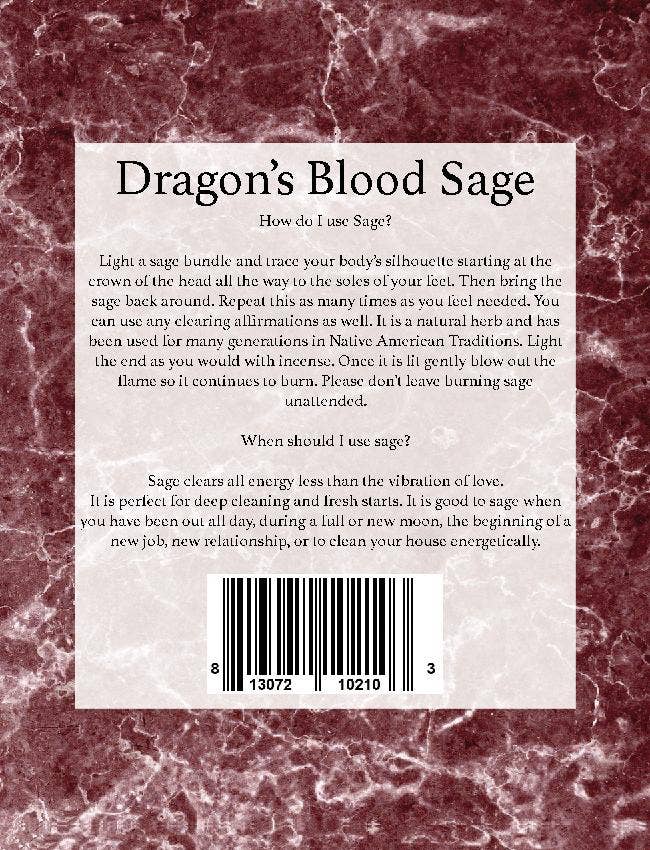 Nature's Retreat – Großhandel Salbeibündel – Dragons Blutsalbei2