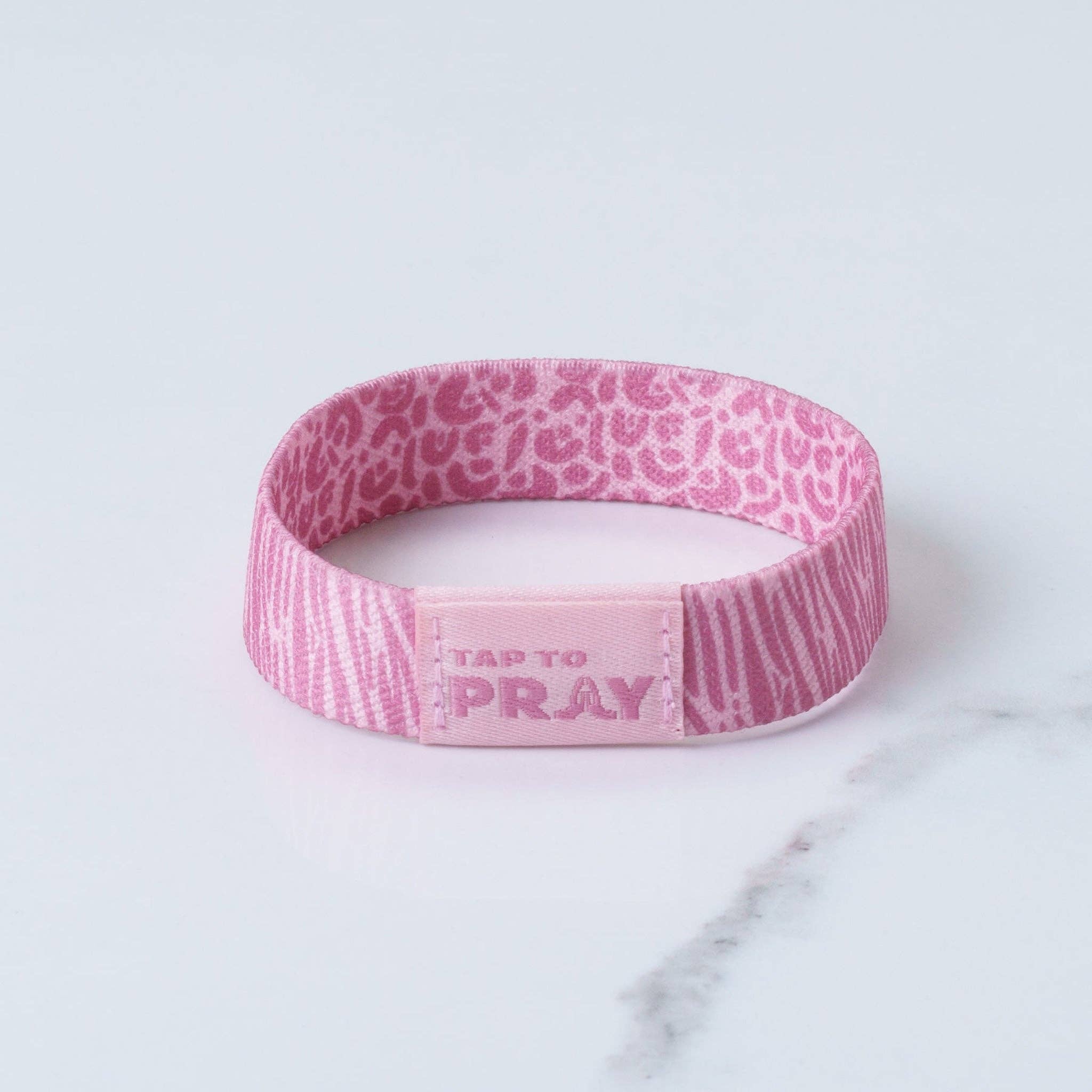 Versible - Wholesale Wristband - Tap To Pray® Wristband – Safari Rose3