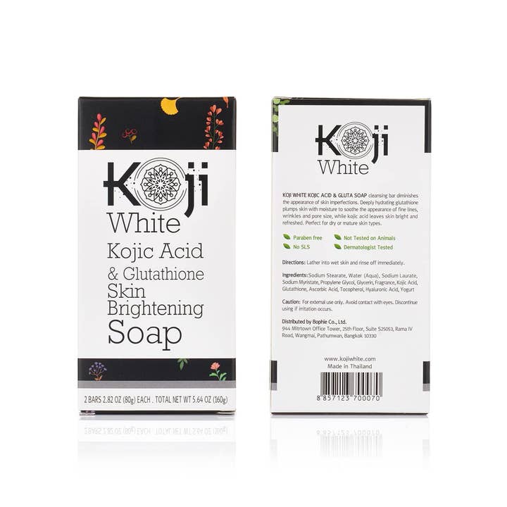 Koji White - Wholesale Bar Soap - Kojic Acid & Glutathione Skin Brightening Soap
