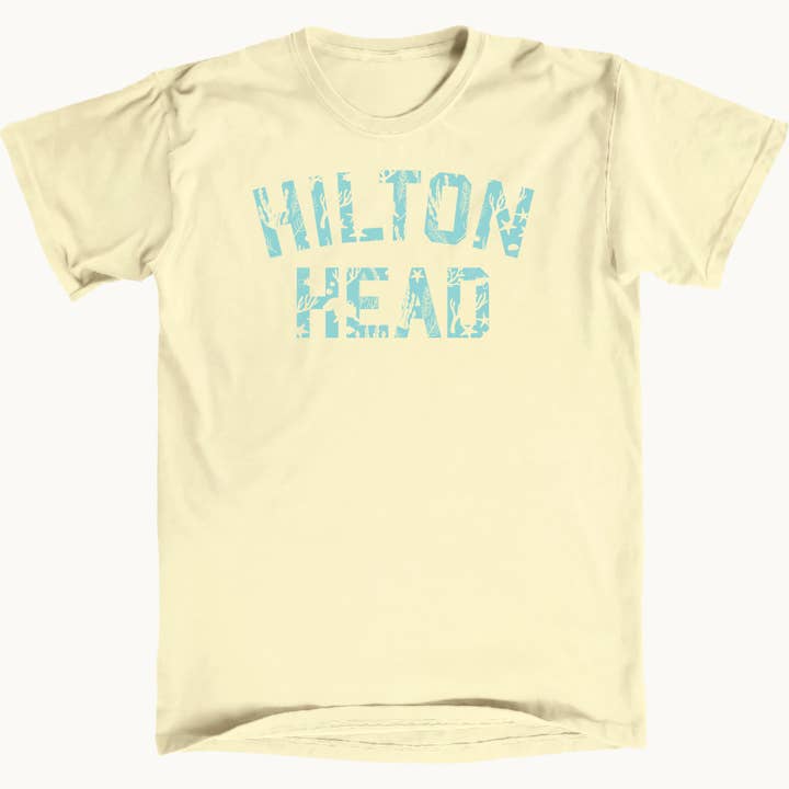Hilton Head College Mønstre Premium T-shirt for engroshandel hos Salt Water Colours