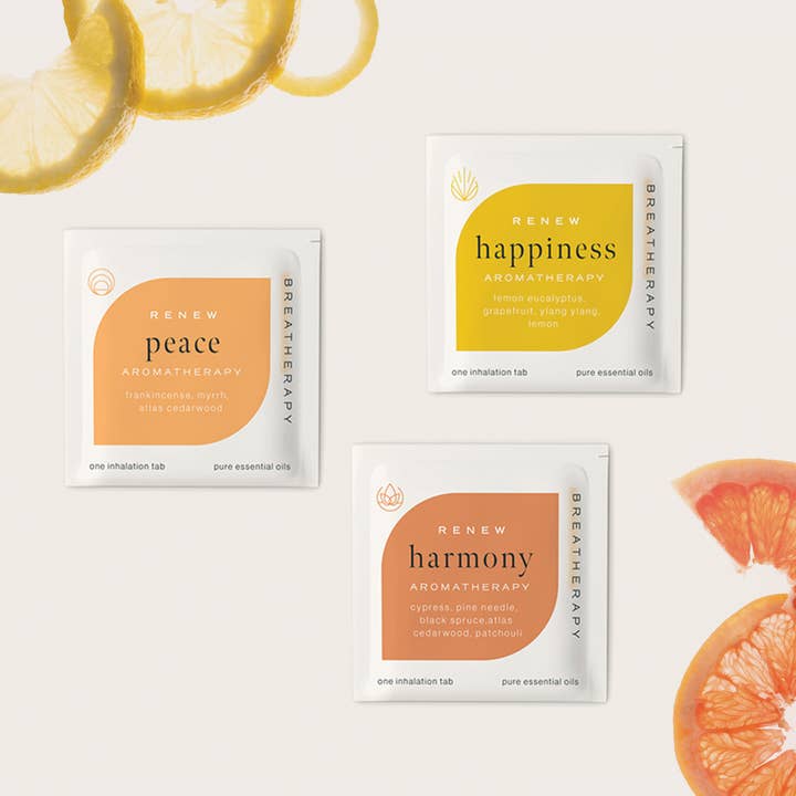 RENEW Aromatherapy Inhalation Patches Family for wholesale by Breatherapy