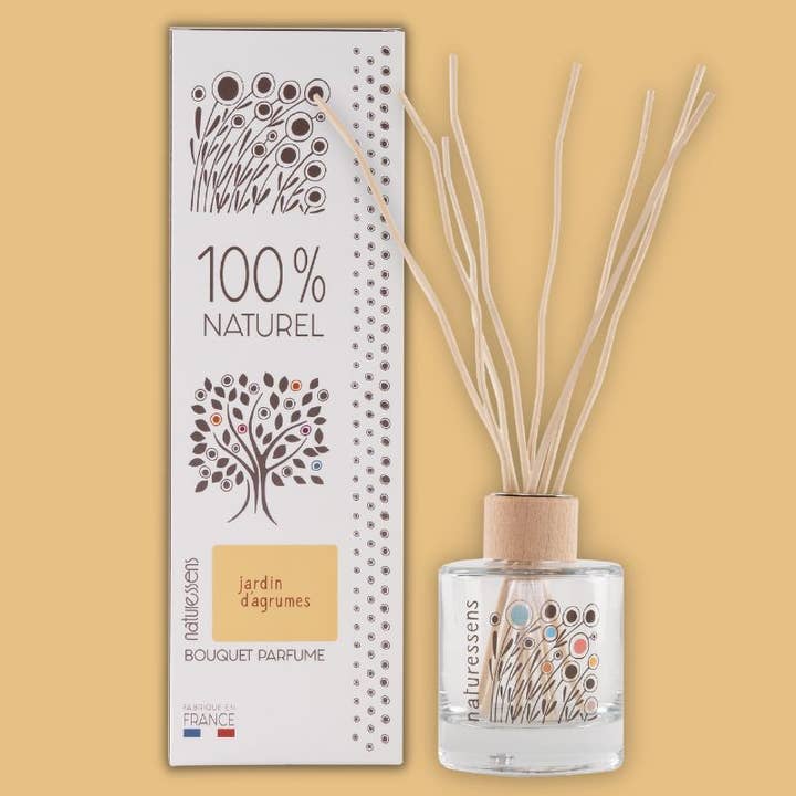 Bouquet diffuseur parfumé jardin d'agrumes pour la vente par NATURESSENS