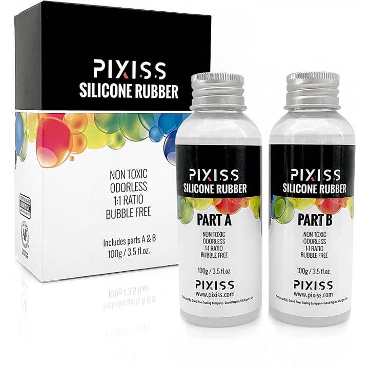 Pixiss - Wholesale DIY Craft Kit - PIXISS Liquid Silicone Rubber for Mold Making 7 oz Kit