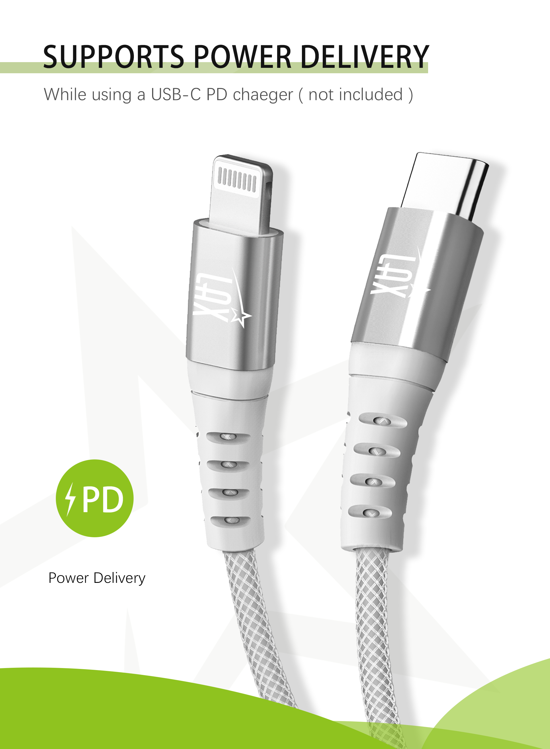 LAX Gadgets - Vendita all'ingrosso Cavo di ricarica - Cavo iPhone a USB Tipo C ad Alta Velocità - Confezione al Dettaglio6