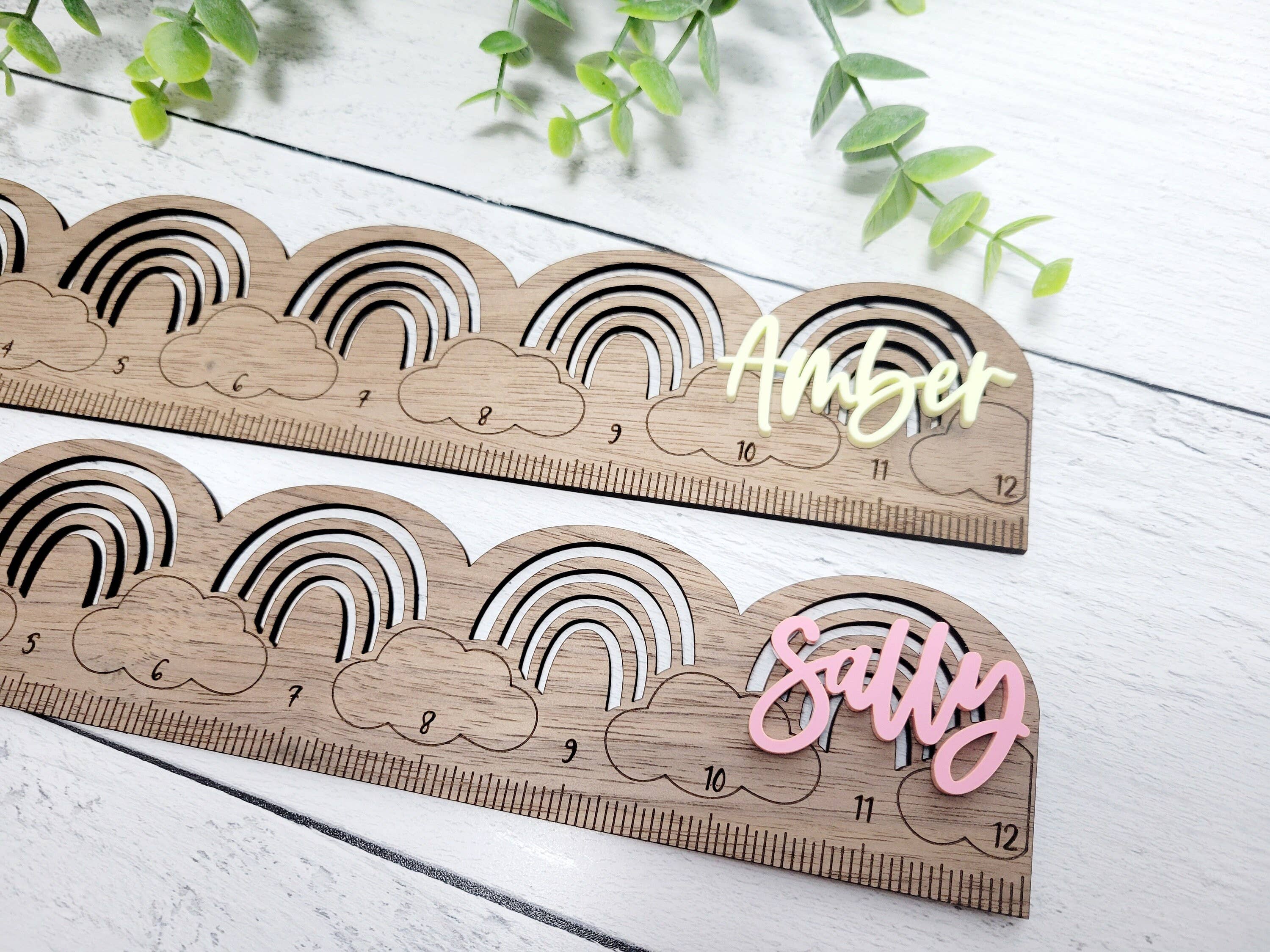 Rosie and Vi – wholesale Ruler – Rainbow Ruler | Teacher Appreciation Gift | Personalized Rul3