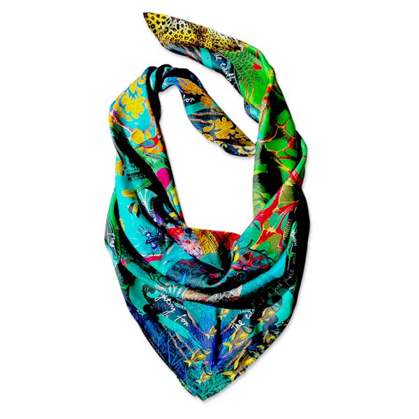 Pañuelo de seda Earthly para venta al por mayor de Tembo NYC
