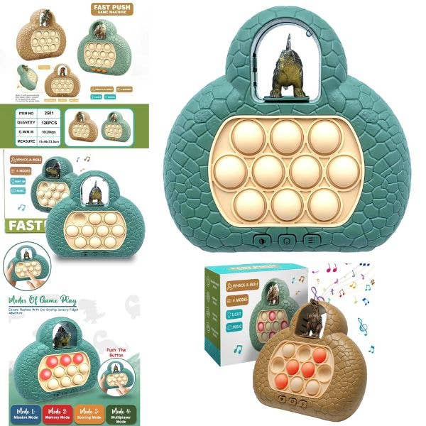 St. Louis Wholesale LLC - Wholesale Classic Toy - Kids - Fast Push - The Whack A Mole Version - Colors May Vary