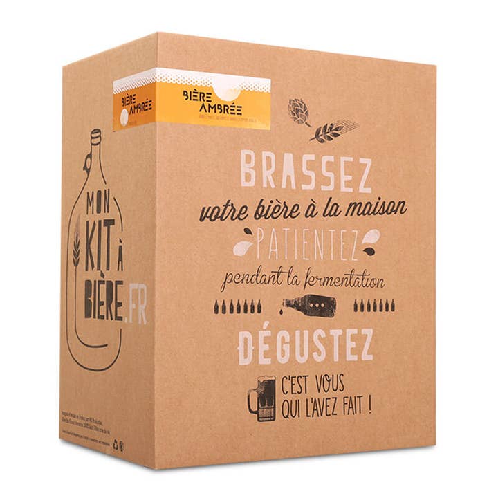 MON KIT A BIERE - Venta al por mayor Kits de cerveza/alcohol de elaboración propia - Kit completo de cerveza ámbar