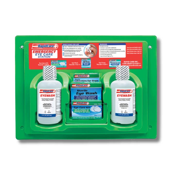 16oz Eye Wash & Eye Care Station for wholesale by Rapid Care First Aid