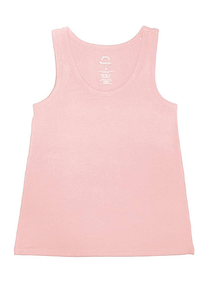 Emerson and Friends - Venta al por mayor Parte de arriba de pijama - Mujer - Camisa sin mangas con pijama de bambú para mujer y adulto, color Bubblegum Pink0