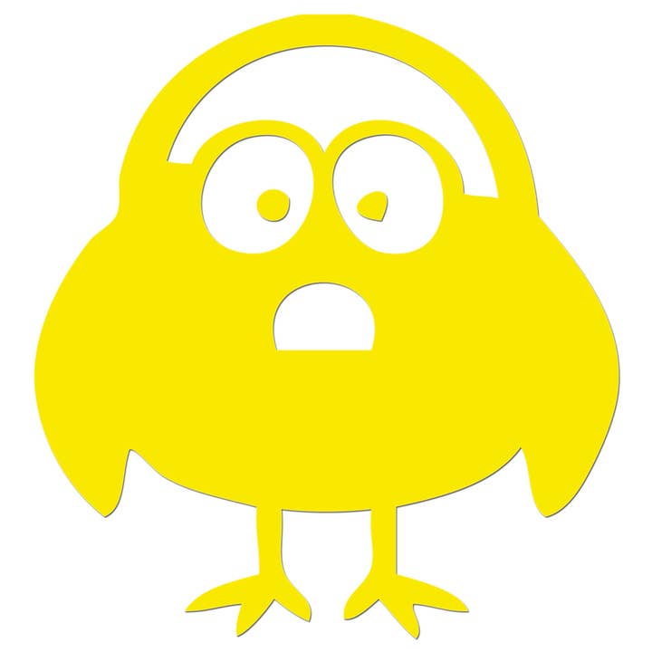 Funny Cartoon Bird Sticker for wholesale by WinsterCreations™