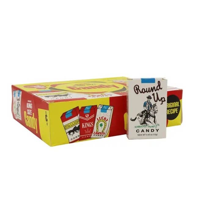 Majestic Wholesale - Vente Bonbons durs - Cigarettes en bonbon – Friandise classique, 0,42 oz, boîte de 24 unités