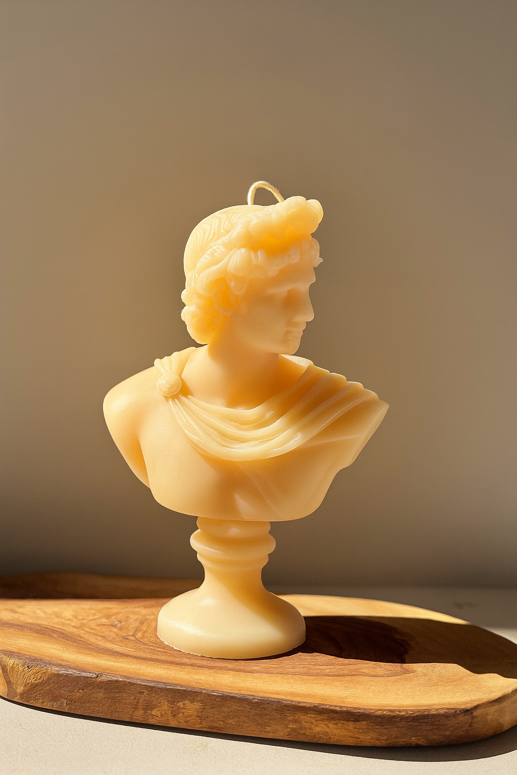 Aroma Therapy Candle - Wholesale Novelty Candle - Sculptured Apollo Bust Candle2