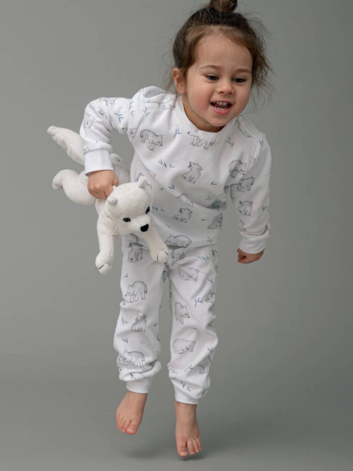 Økologisk bomuld pyjamas masse for engroshandel hos Charlie Tells