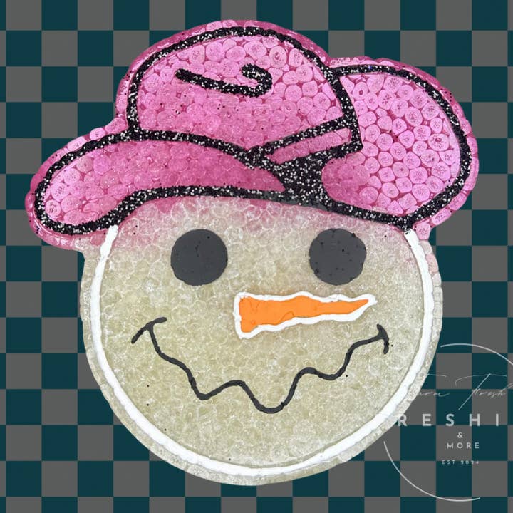 Cowboy Bonhomme de Neige Freshie pour la vente par Farm Fresh Freshies