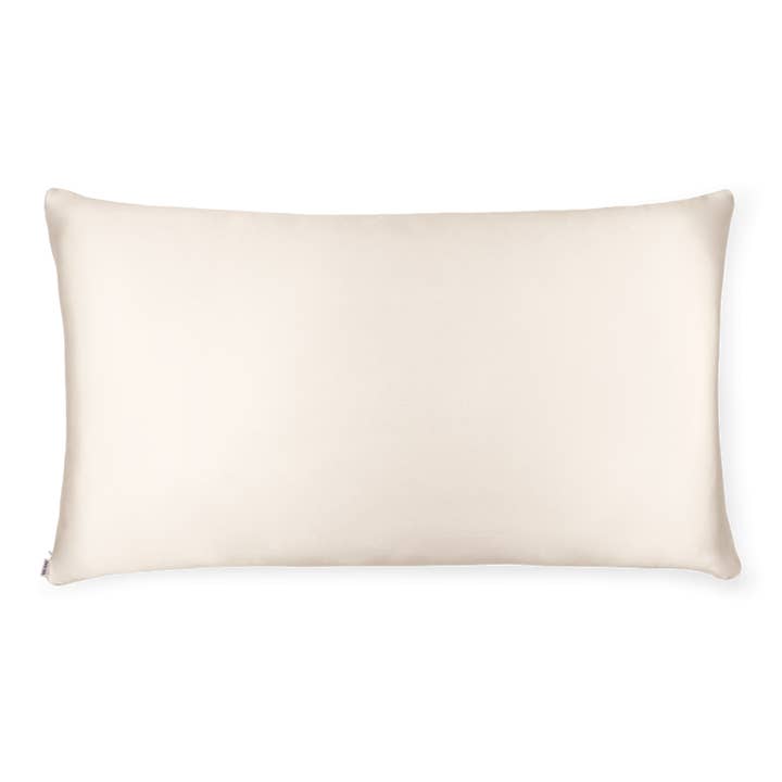 Funda de almohada de seda nude, tamaño king, con cremallera para venta al por mayor de Shhh Silk