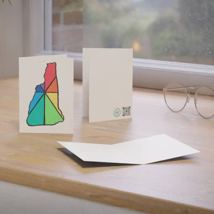 New Hampshire Pride 2 Greeting Cards for wholesale by Oceane's Echo