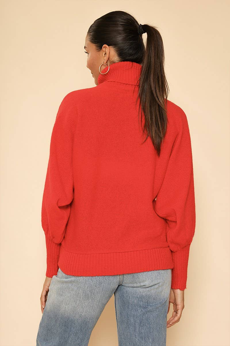 Miss Sparkling – wholesale Knitted jumper – Women′s – Turtleneck holiday sweater7