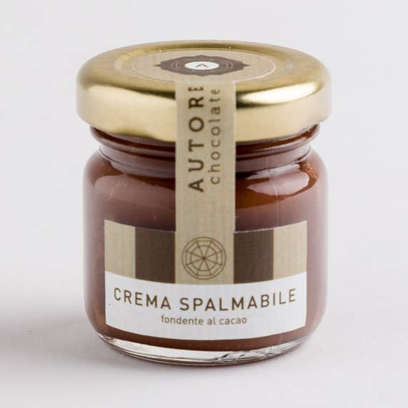 Crème à tartiner noire au cacao 30 g - 1,06 oz pour la vente par Autore Chocolate