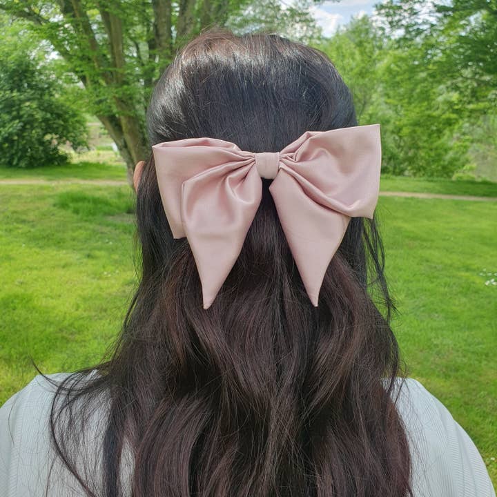 Laço de Cetim XL Rosa por atacado de MlleChouChou