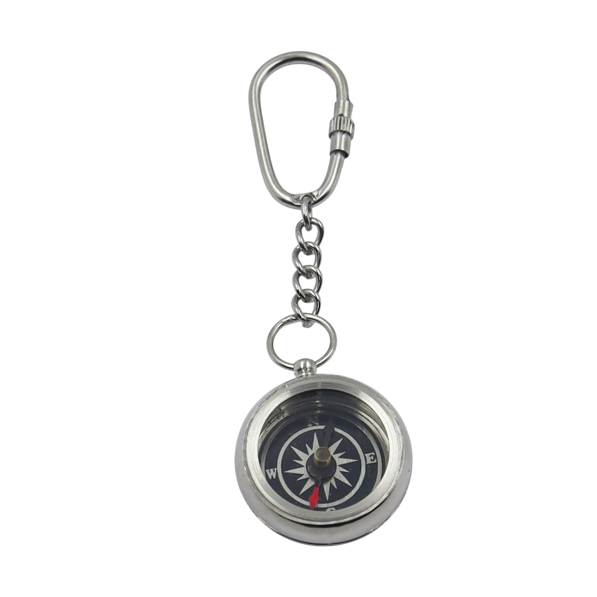 Dollond & Co. - Wholesale Keychain - Unisex - Personalised Bronze & Chrome & Brass Compass Keyring7