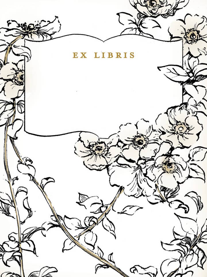 Forest flowers bookplates for wholesale by Fleur & Fable