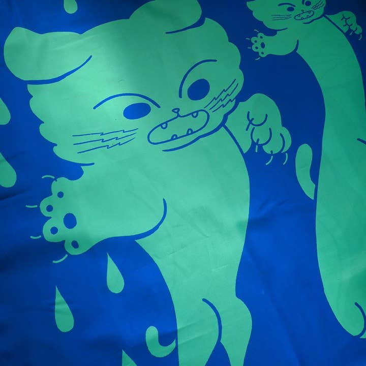 Natali Koromoto - Wholesale Shower Curtain - "DRY CATS" Shower curtain12