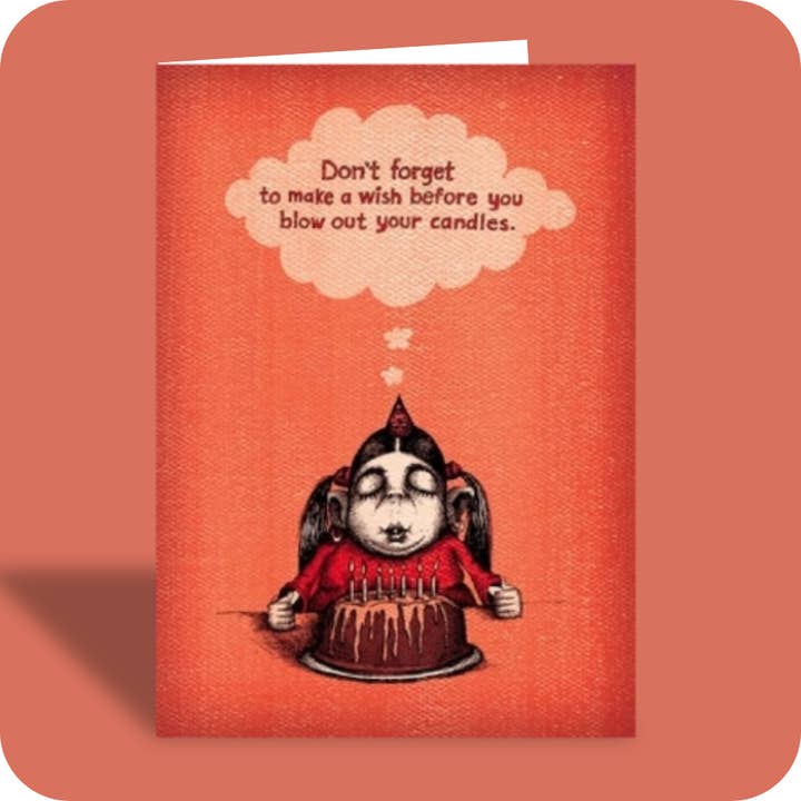 #069 – Roligt Födelsedagskort – Önska Dig Något för wholesale av Bald Guy Greetings