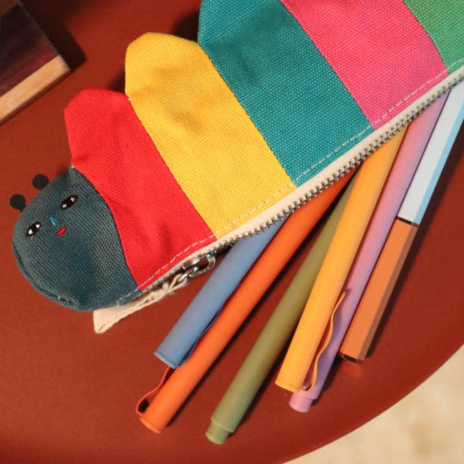 Donna Wilson - Wholesale Pencil Case/Pouch - Casey Caterpillar Pencil Case2