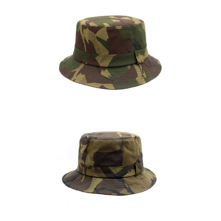 Chapeau de brousse en cire Camo Harland ZH266 pour la vente par Heather Hats & Accessories