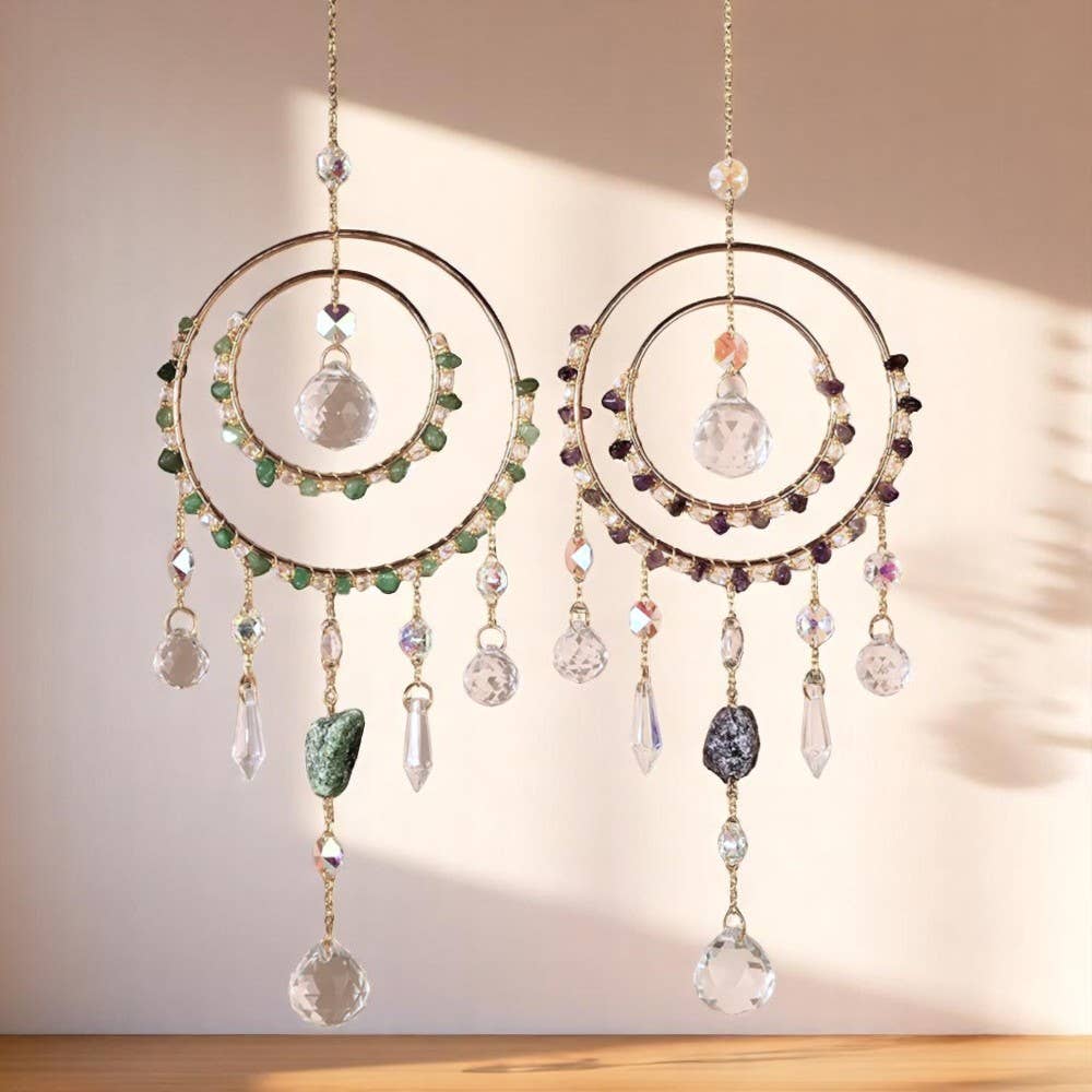 Crystolver (We Cover All Import Fees) – wholesale Suncatcher – Round Crystal Pendants Suncatcher Hanging6